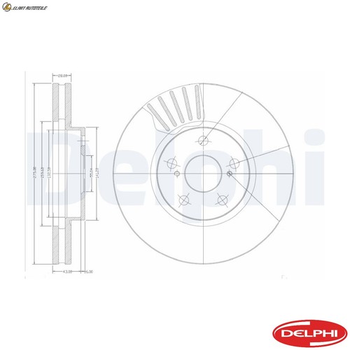 Brake discs bg3189 for - discs,